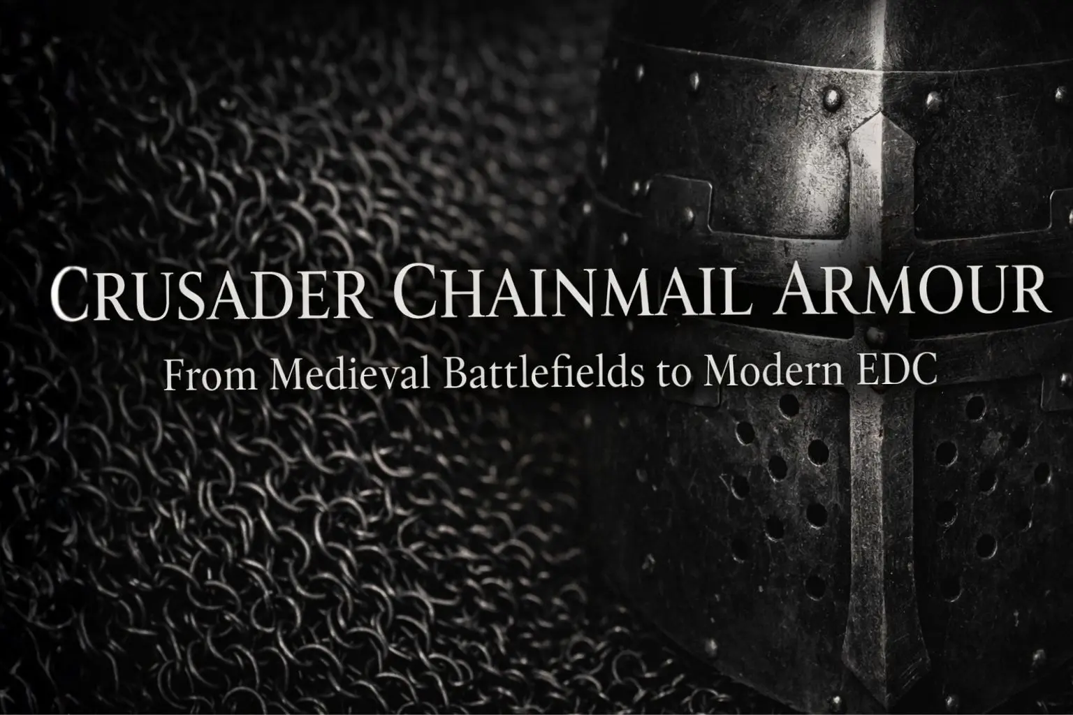 Crusader Chainmail Armour: From Medieval Battlefields to Modern EDC