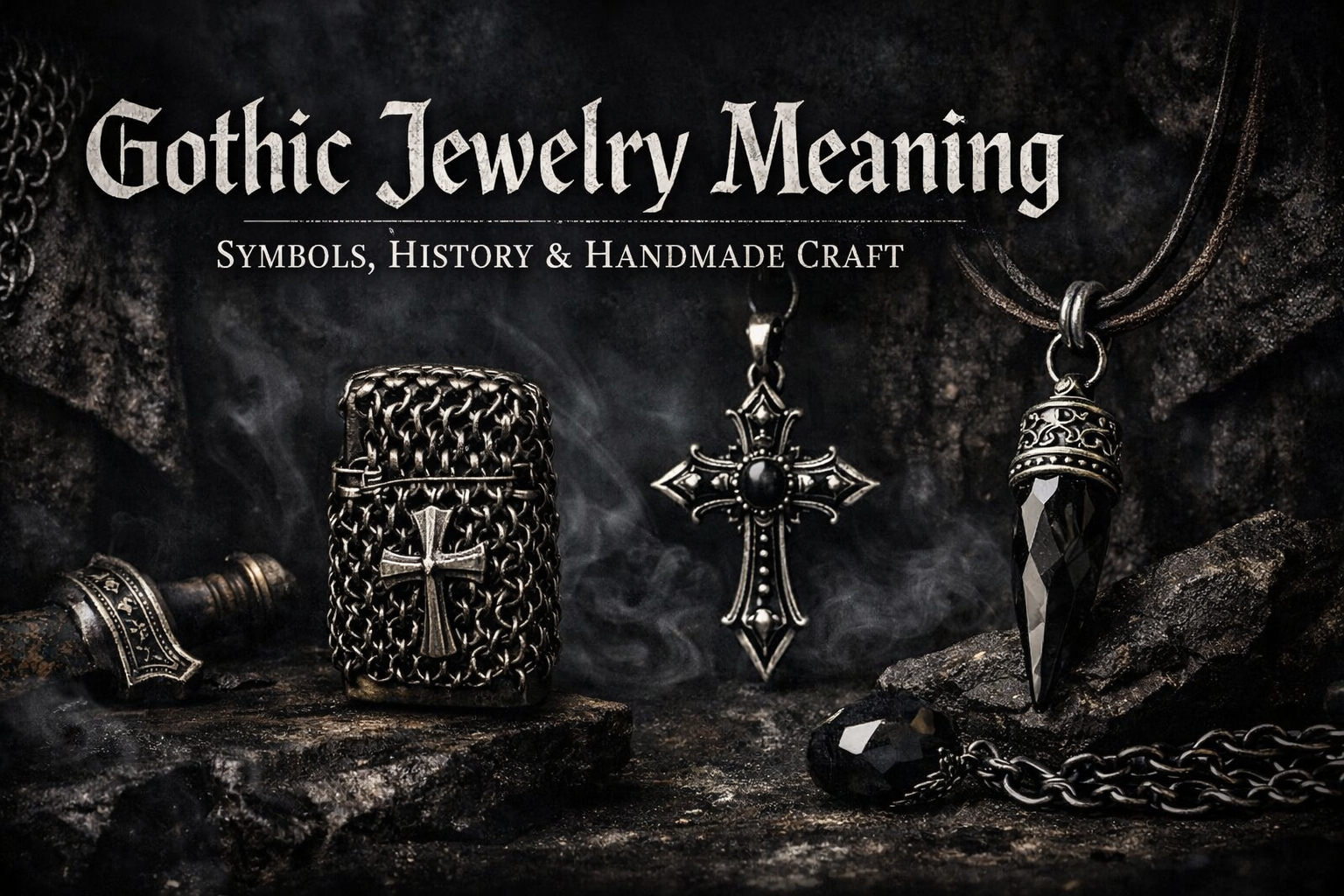 Gothic Jewelry Meaning: Symbols, History & Modern Handmade Designs