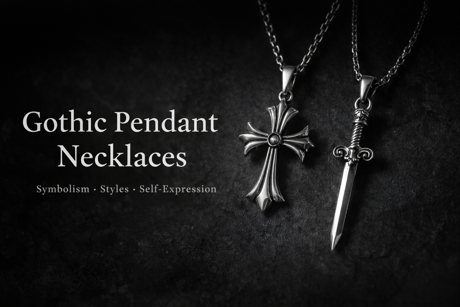 Gothic Pendant Necklace – Dark Symbols, Meaning & Handmade Craftsmanship