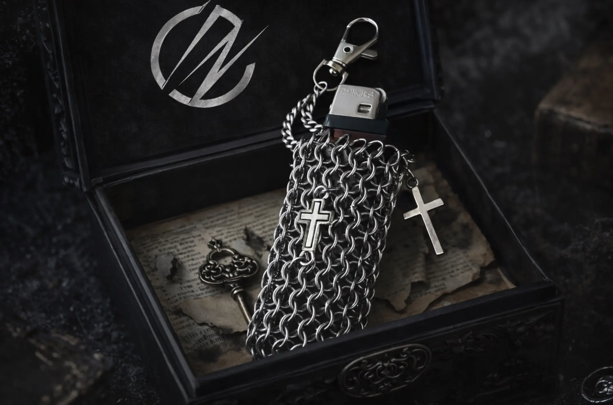 Crusader Chainmail Lighter Armour – Now Up to 20% Off | A Distinctive Gothic Gift for Birthdays, Father’s Day, and Custom Brand Orders