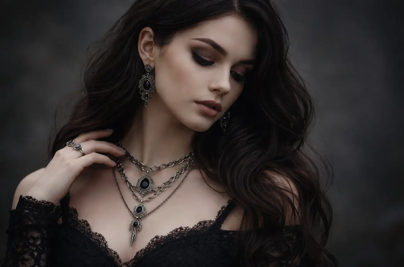 How to Choose Jewellery for a Dark Feminine Look
