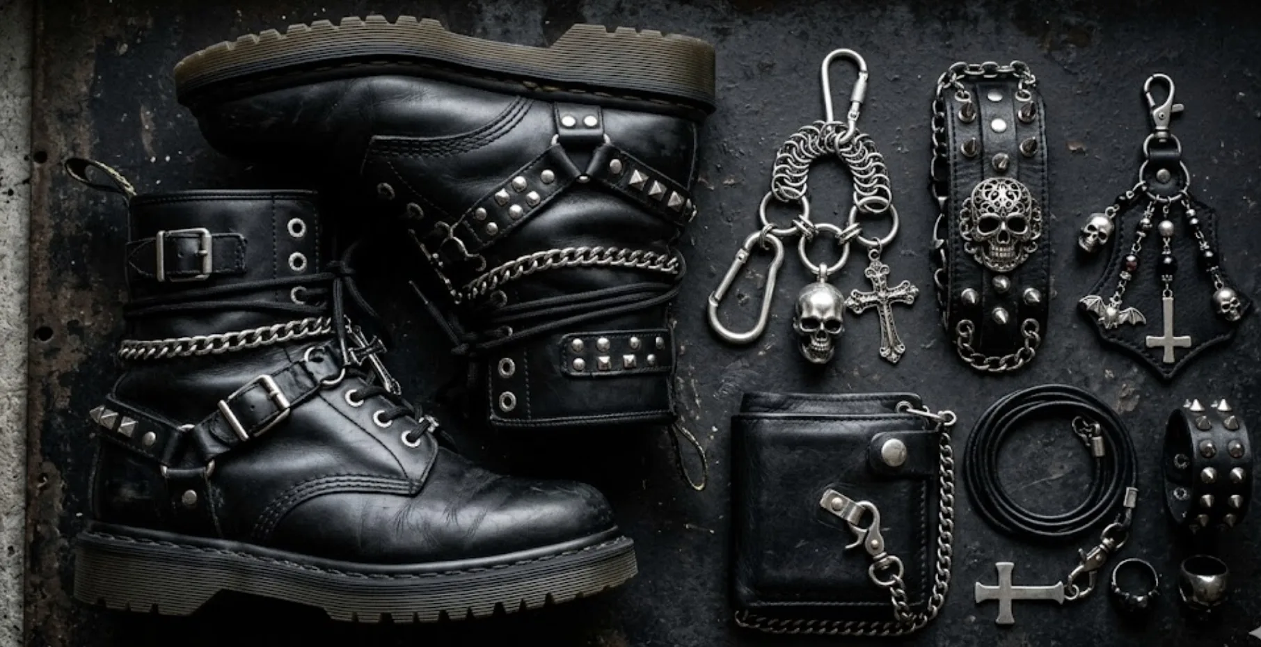 Gothic Boot Chains and Chainmail Accessories: How to Style Boots, Bags and Belts