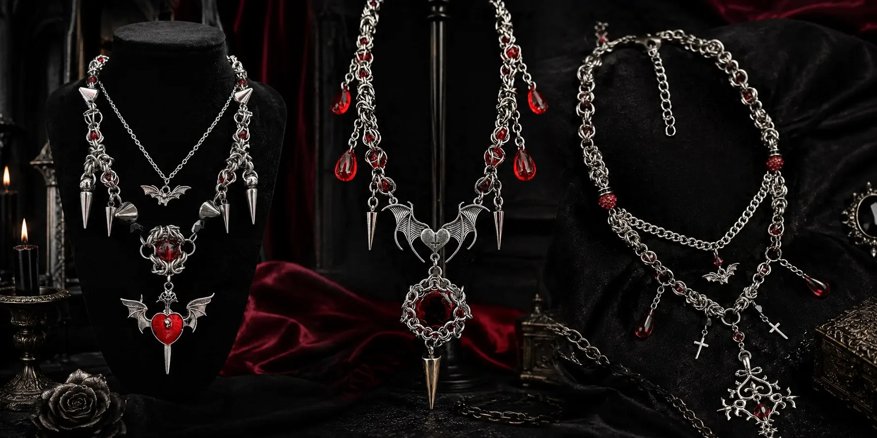 Vampire Jewellery: How to Choose Dark Romantic Necklaces, Rings, Earrings & Gothic Accessories