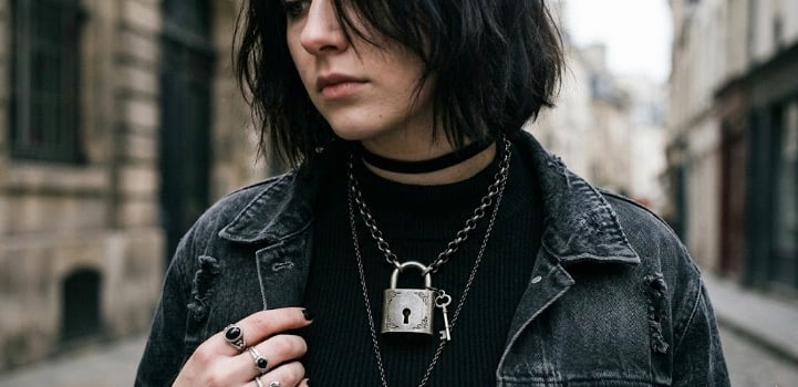 Padlock Necklaces: Why Lock Jewellery Works So Well in Gothic Style