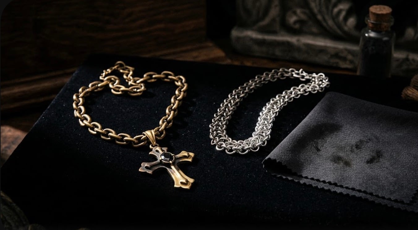 How to Clean Brass Jewelry: A Practical Care Guide for Gothic Jewellery